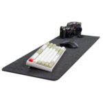 Phoenix sizigia alfombrilla premium de fieltro para escritorio gris oscuro l - Imagen 6