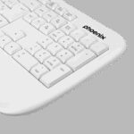 Phoenix k201 teclado ergonómico inalámbrico 2.4ghz blanco - Imagen 6