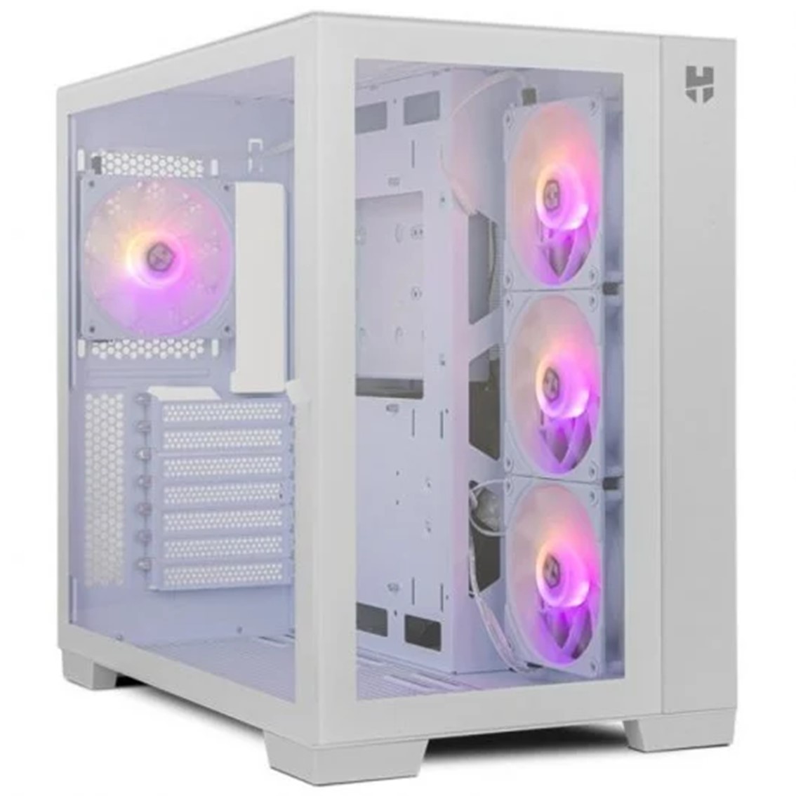 Caja ordenador gaming nox hummer astra 2 x usb 3.0 1 x usb tipo c blanca - 1 Caja ordenador gaming nox hummer astra 2 x usb 3.0 1 x usb tipo c blanca - Imagen 1