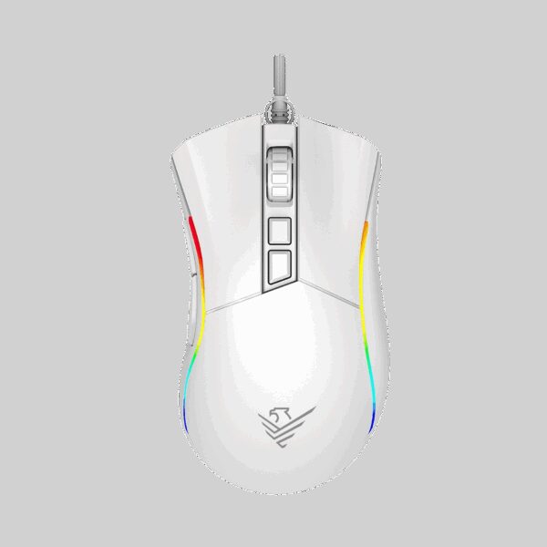 Ratón phoenix gaming void 12000 dpi de alto rendimiento blanco rgb usb configurable