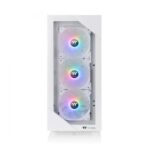 Caja ordenador gaming thermaltake view 200 tg snow atx 2 x usb 3.0 3 x 120mm argb