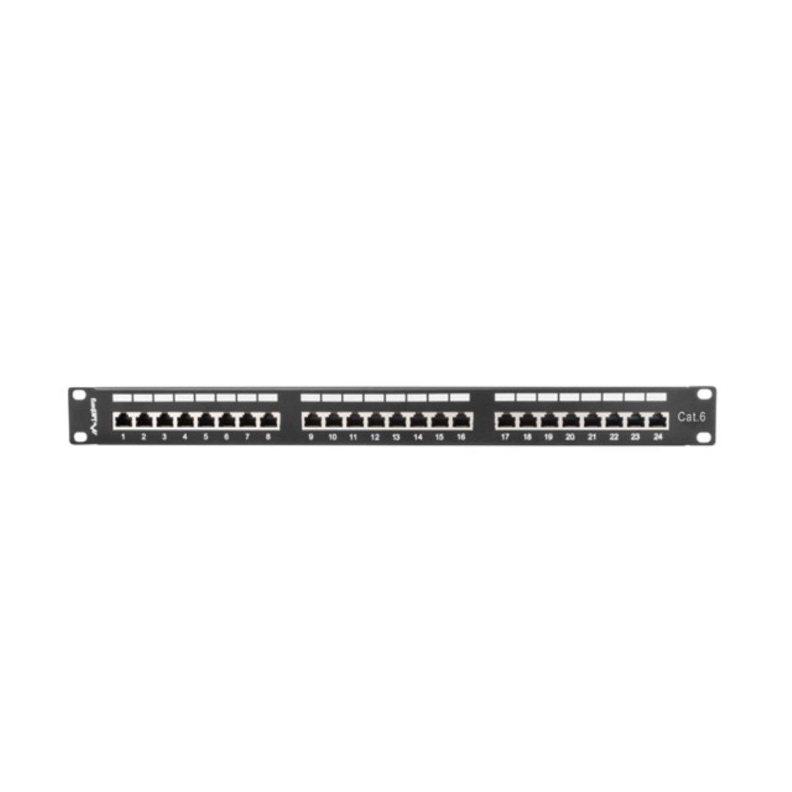 Patch panel lanberg 24 puertos 1u cat.6 sftp 19 pulgadas rack negro - 1 Patch panel lanberg 24 puertos 1u cat.6 sftp 19 pulgadas rack negro - Imagen 1