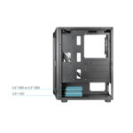 Caja semitorre gaming tooq tqgcc101 - b ragnarok negra - Imagen 5