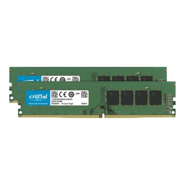Memoria ram ddr4 32gb 2x16gb crucial  udimm - 3200 mhz - pc4 25600 - cl22