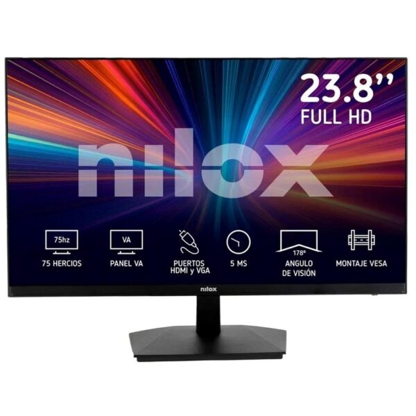 Monitor nilox nxm24fhd11 23.8 pulgadas fhd 75hz