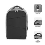 Mochila para portatil subblim secure v2 ap 16 pulgadas negro - gris - Imagen 2