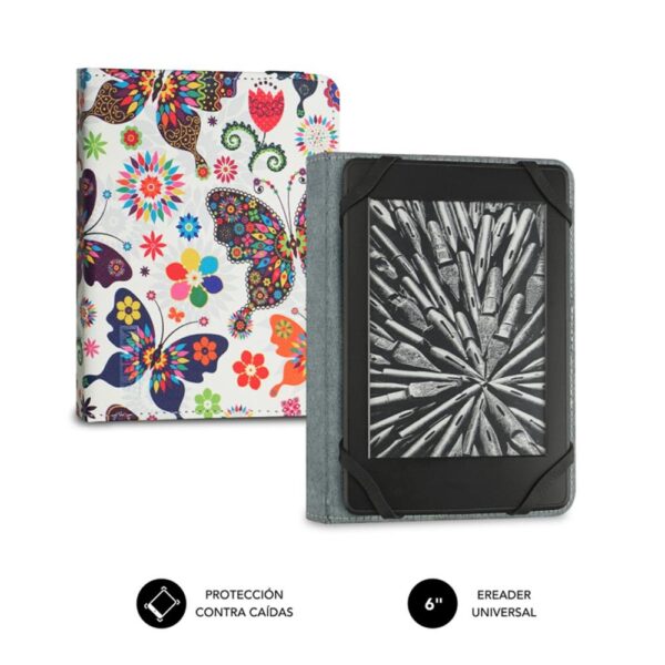 Funda subblim clever ebook case 6 pulgadas mariposas