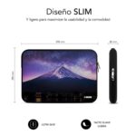 Funda para portatil subblim trendy sleeve neo mountain 15.6 pulgadas - Imagen 3