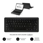 Funda + teclado subblim para tablet 10.1 pulgadas negro - Imagen 3