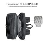Mochila subblim business v2 ap para portatil 16 pulgadas negro - Imagen 3