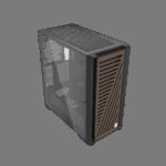 Caja ordenador phoenix gaming artisan noble negra frontal de madera atx filtros antipolvo tipo c - Imagen 2