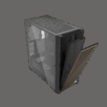 Caja ordenador phoenix gaming artisan noble negra frontal de madera atx filtros antipolvo tipo c - Imagen 4