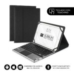 Funda + teclado subblim keytab pro para tablet 9.6 pulgadas - 10.8 pulgadas negro