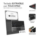 Funda + teclado subblim keytab pro para tablet 9.6 pulgadas - 10.8 pulgadas negro - Imagen 3