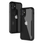Funda muvit shockproof 2m para apple iphone 12 mini transparente - negra - Imagen 2