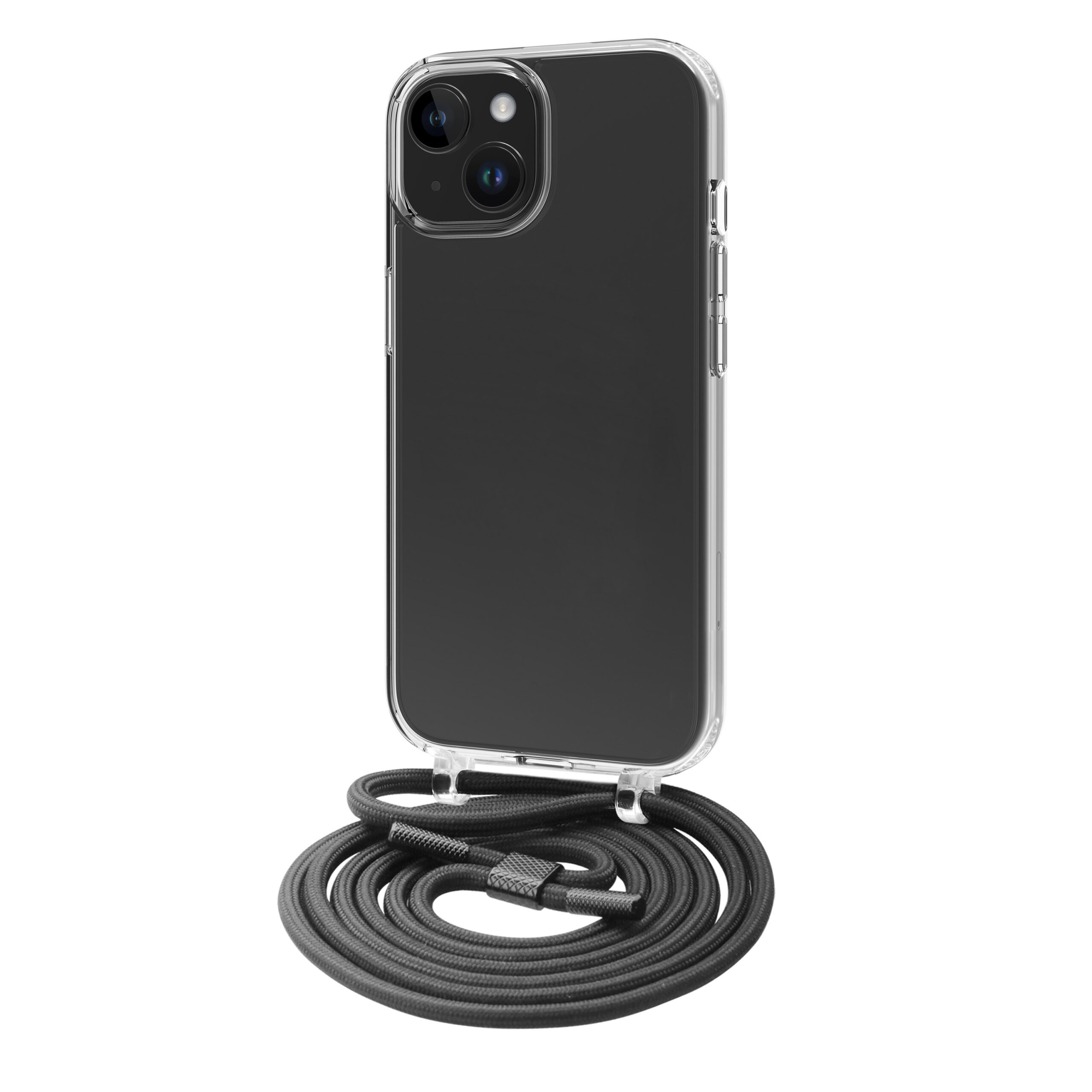 Funda muvit recycletek para apple iphone 15 transparente + colgante negro - 1 Funda muvit recycletek para apple iphone 15 transparente + colgante negro - Imagen 1