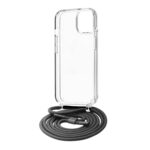 Funda muvit recycletek para apple iphone 15 plus transparente + colgante negro - Imagen 2