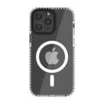 Funda muvit recycletek magsafe shockproof 3m para apple iphone 14 pro transparente - negra - Imagen 4