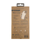 Funda muvit recycletek magsafe shockproof 3m para apple iphone 14 pro transparente - negra - Imagen 5