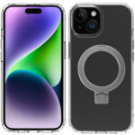 Funda muvit recycletek magsafe + soporte para iphone 15 transparente - Imagen 3