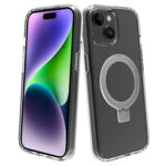 Funda muvit recycletek magsafe + soporte para iphone 15 transparente - Imagen 4