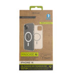 Funda muvit recycletek magsafe para apple iphone 14 transparente