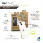 Funda muvit recycletek magsafe para apple iphone 14 pro max transparente - Imagen 2