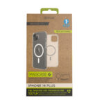 Funda muvit recycletek magsafe para apple iphone 14 plus transparente