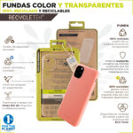 Funda muvit recycletek para samsung galaxy a14 4g - 5g transparente - Imagen 3