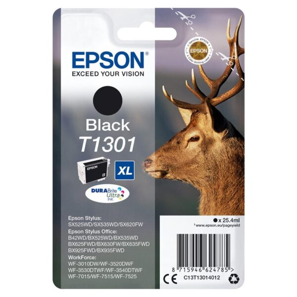 Cartucho tinta epson stylus sx525wd - 620fw -  office b42wd -  525wd - 625fwd - 925fwd negro