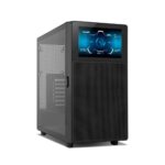 Caja ordenador gaming nox hummer bios atx lcd 8 pulgadas cristal templado negra - Imagen 2