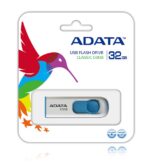 Memoria usb 2.0 adata c008 32gb blanco - azul - Imagen 2