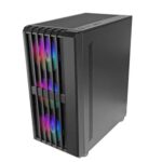 Caja ordenador mars gaming  mcvault atx argb cristal templado negro - Imagen 2