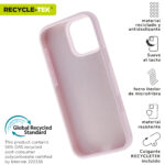 Funda muvit recycletek liquid silicone para apple iphone 16 pro max rosa - Imagen 2