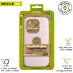 Funda muvit recycletek liquid silicone para apple iphone 16 pro rosa - Imagen 4