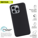 Funda muvit recycletek para apple iphone 16 pro negra - Imagen 2