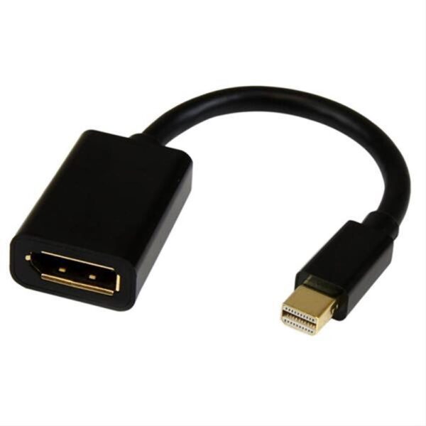 Adaptador mini displayport a displayport startech.com 0.15m -  macho - hembra -  negro