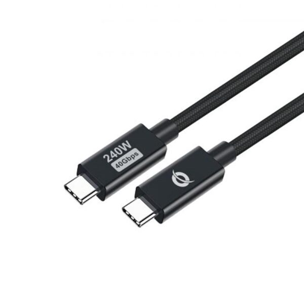 Cable usb - c conceptronic  macho -  macho 2m usb 4.0 gen 3 240w 48v 5a 40gbps e - mark