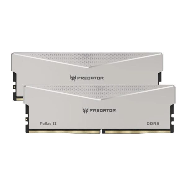 Memoria ram ddr5 32gb 2x16gb acer predator pallas ii - 6000mhz cl36 silver