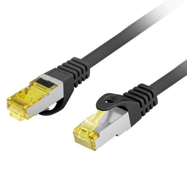 Cable red lanberg latiguillo cat.6a s - ftp lszh cu 0.25m negro fluke  passed