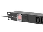 Regleta lanberg 1u 16a rack 19 pulgadas 8x socket iec c13 negro 2m - Imagen 4