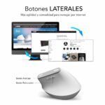 Raton inalambrico subblim vertical ergo dual mouse battery blanco - Imagen 6