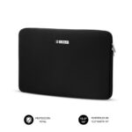 Funda subblim business laptop sleeve neoprene v2 para portatil 14 pulgadas negra - Imagen 2