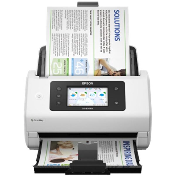 Escaner documental epson worforce ds - 800wn a4 -  50ppm -  usb -  red -  wifi