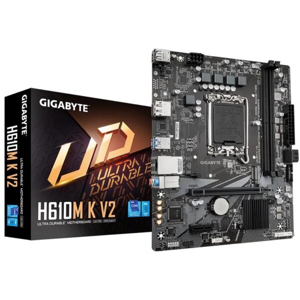 Placa base gigabyte h610m k v2 matx lga 1700 -  2x ddr5 -  2x sata 6gb - s