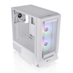 Caja ordenador gaming thermaltake ceres 350 mx atx argb cristal templado blanco - Imagen 4