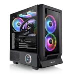 Caja ordenador gaming thermaltake ceres 350 mx atx argb cristal templado negra