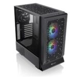 Caja ordenador gaming thermaltake ceres 330 tg atx argb cristal templado negra - Imagen 4