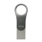 Memoria usb 3.2 - usb tipo c silicon power c80 128gb dual metalico - Imagen 2