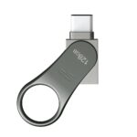Memoria usb 3.2 - usb tipo c silicon power c80 128gb dual metalico - Imagen 3